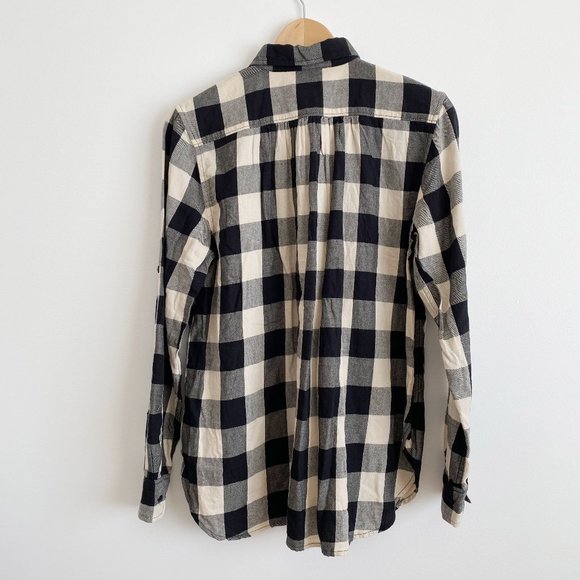 Denim & Supply NWOT Ralph Lauren Women's Long Sleeve Cotton Shirt, Black/Wh, M - Picture 2 of 9